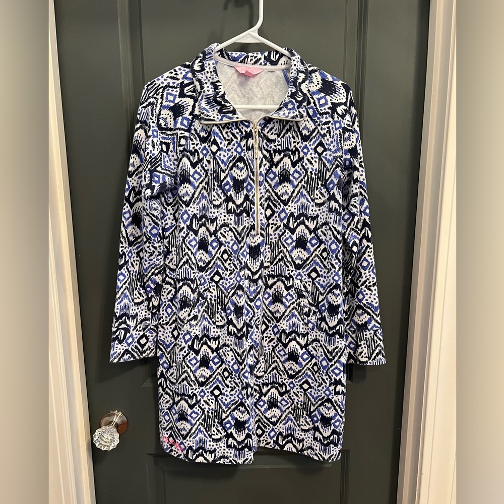 Lilly Pulitzer popover long sleeeve dress